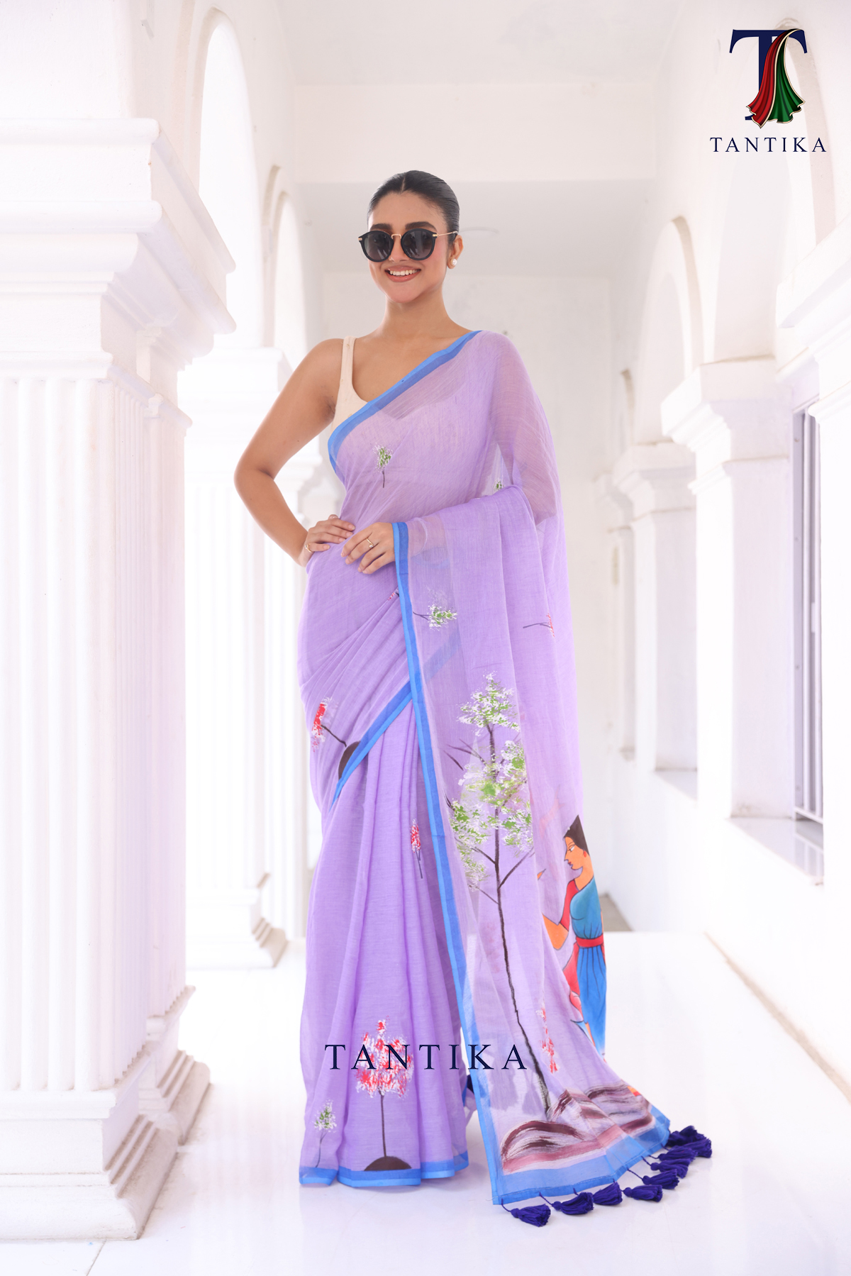 Mull Cotton Saree