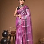 Varna tissue cotton handloom Saree