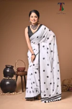 Chitrini Cotton Saree - Image 3