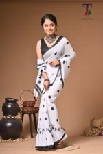 Chitrini Cotton Saree - Image 5