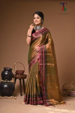 Aparna tissue cotton handloom Saree