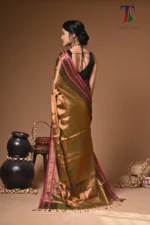 Aparna tissue cotton handloom Saree - Image 6