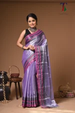 Misti tissue cotton handloom Saree