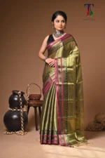 Komal tissue cotton handloom Saree