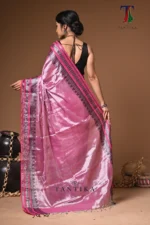 Sundari tissue cotton handloom Saree - Image 6