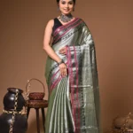 Suti tissue cotton handloom Saree
