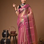 Sancha tissue cotton handloom Saree