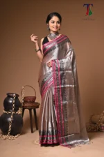 Sanchita tissue cotton handloom Saree