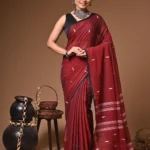 Maharani mull cotton handloom Saree