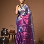 Sunehri tissue cotton handloom Saree