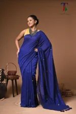 Bulu Chumki Cotton Saree - Image 3