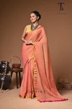 Roshni mull Cotton sequence  handloom Saree - Image 2