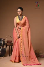 Roshni mull Cotton sequence  handloom Saree