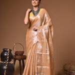 Rohinita tissue cotton handloom Saree