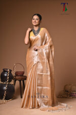 Rohinita tissue cotton handloom Saree