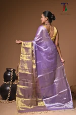 Sahi Tissue Cotton Handloom Saree - Image 6