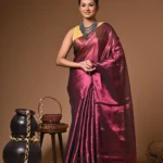 Shana tissue cotton handloom Saree