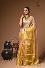 Devyani tissue cotton handloom Saree