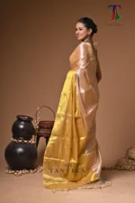 Devyani tissue cotton handloom Saree - Image 5