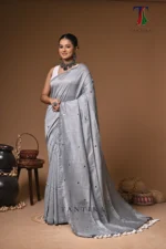 Tulsi Chumki Cotton Saree