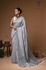 Tulsi Chumki Cotton Saree - Image 4