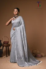 Tulsi Chumki Cotton Saree - Image 3