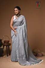 Tulsi Chumki Cotton Saree - Image 2