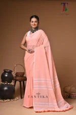 Maharani luxury mull cotton handloom Saree - Image 2