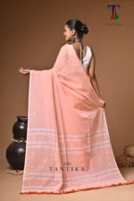 Maharani luxury mull cotton handloom Saree - Image 6