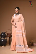 Maharani batabi mull cotton handloom Saree - Image 3