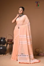 Maharani batabi mull cotton handloom Saree - Image 2