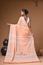 Maharani batabi mull cotton handloom Saree - Image 5