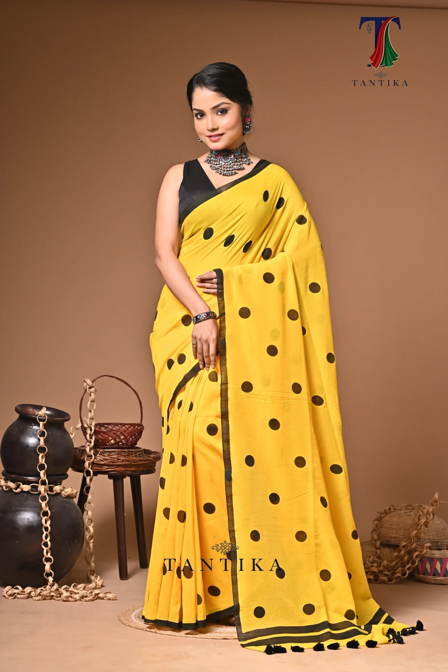 saree 1 Diya Cotton Saree - Image 1
