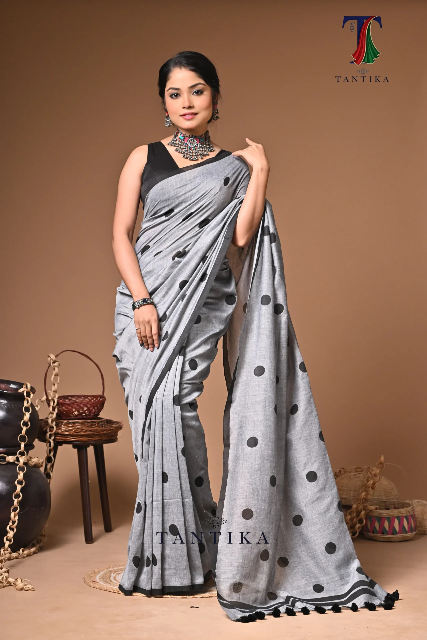 saree 1 Swarna Cotton Saree - Image 1