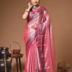 Lavanya  tissue cotton handloom Saree