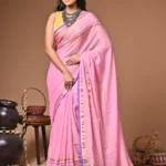 Sunehri mull Cotton handloom Saree