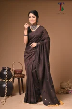 Nassi Chumki Cotton Saree - Image 4