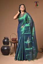 mehbooba tissue cotton handloom Saree - Image 4