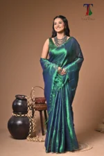 mehbooba tissue cotton handloom Saree - Image 5