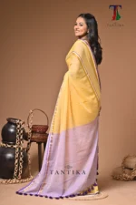 Rangloom mull Cotton handloom Saree - Image 6