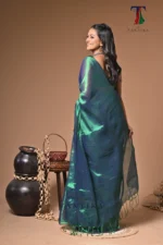 mehbooba tissue cotton handloom Saree - Image 6