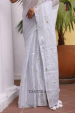 Pure Tissue Gini saree - Image 3