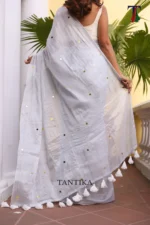 Pure Tissue Gini saree - Image 4