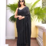 Pure Mull Cotton Chikonkari saree