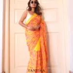 Pure Mull Cotton Chikonkari saree