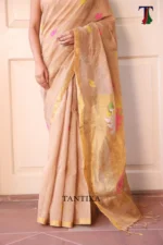 Pure lilen tissue saree - Image 3