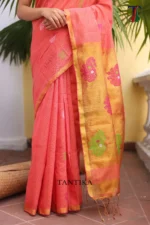 Pure lilen tissue saree - Image 3