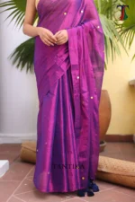 Pure Tissue Gini saree - Image 3