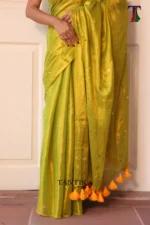 Pure Tissue Gini saree - Image 3