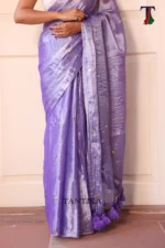 Pure Tissue Gini saree - Image 3